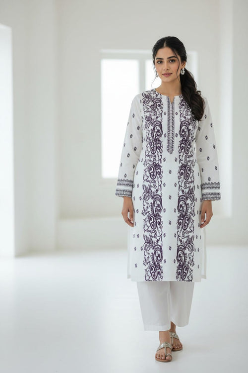 Luxury Embroidered - 2PC Suite
